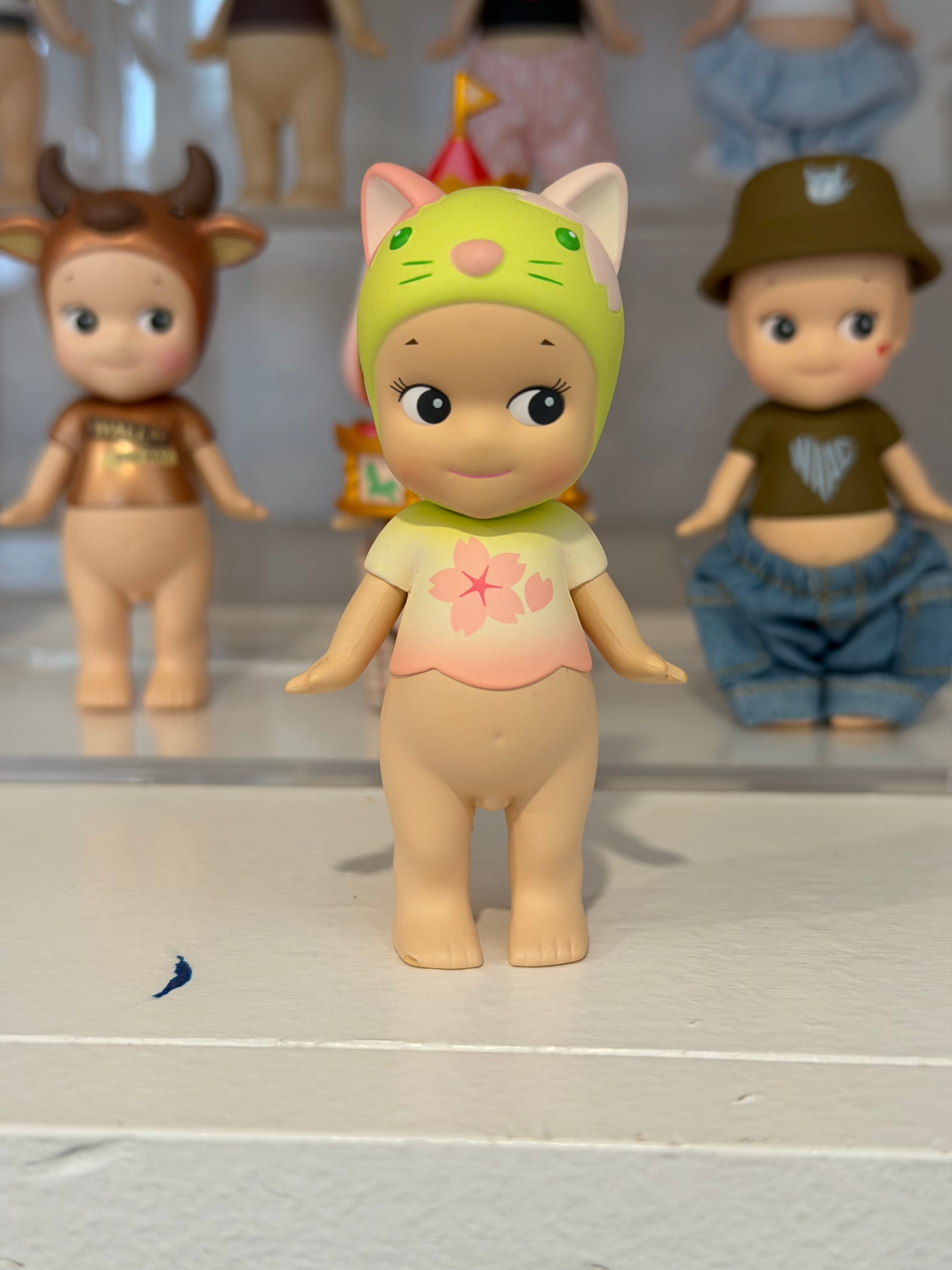 Sonny Angel Cherry Blossom Peaceful Spring - Calico Cat