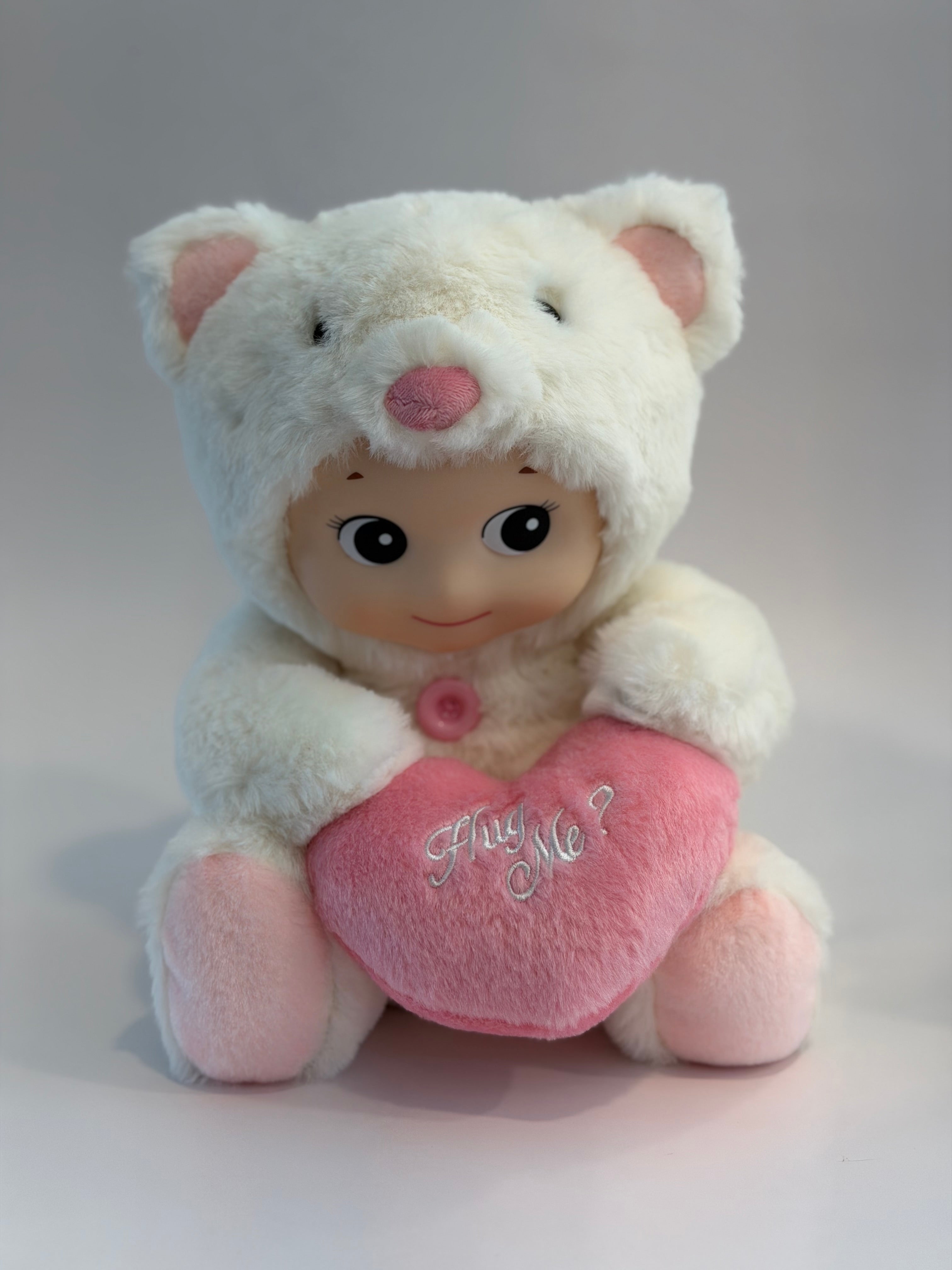 Sonny Angel Plush Series – Cuddly Bear (White)