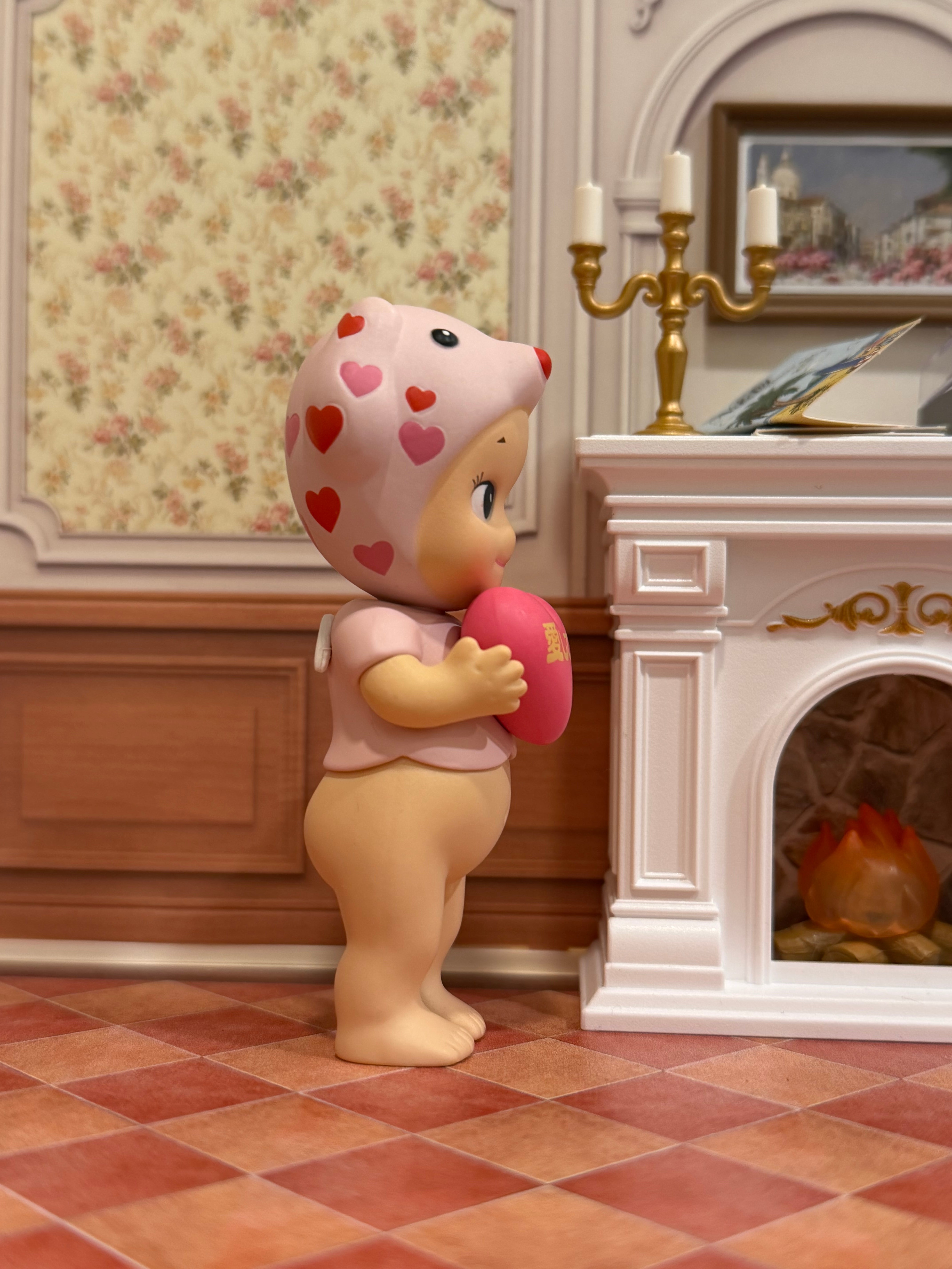 Sonny Angel Message of Love Pink Dalmatian