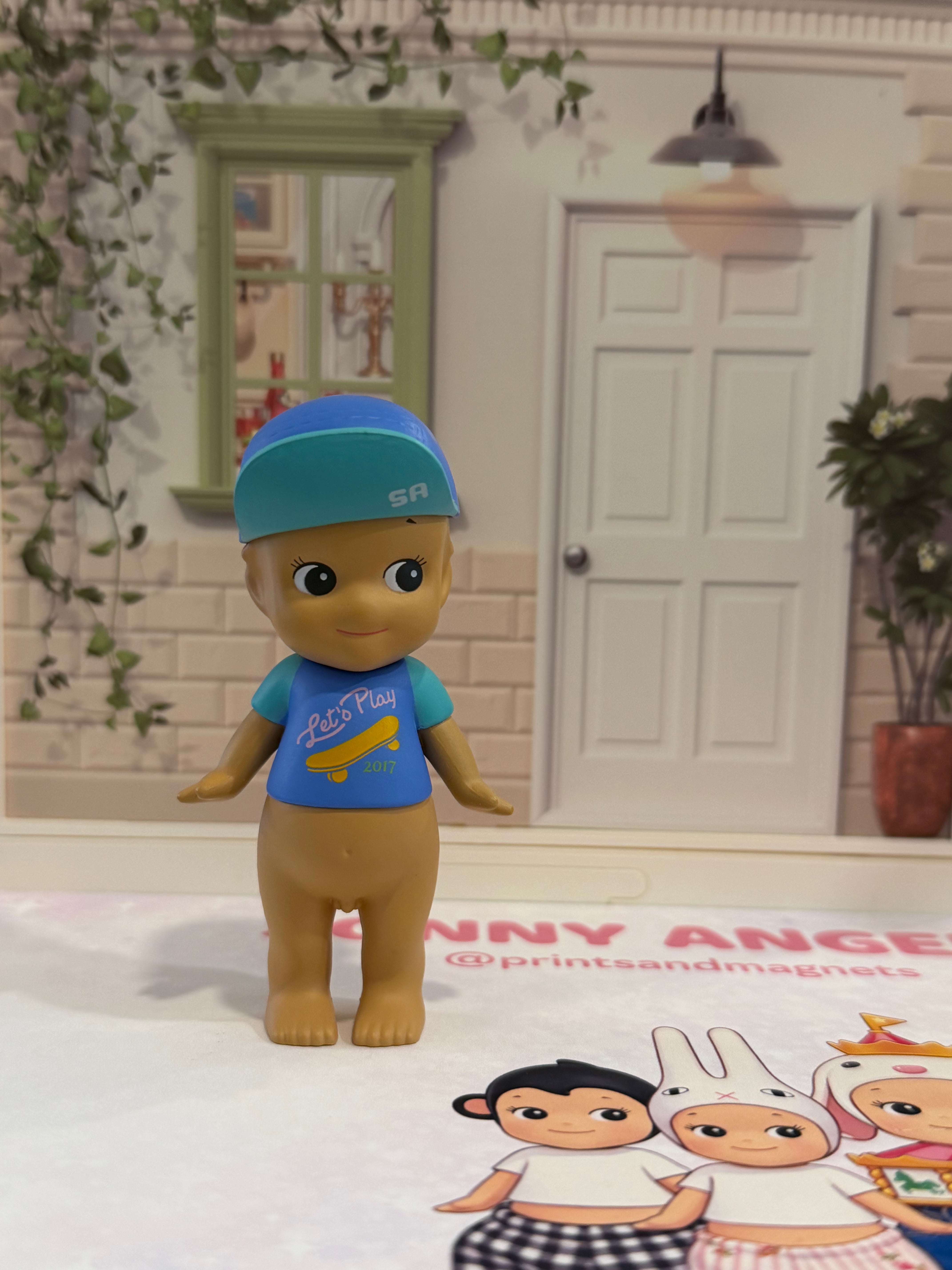 sonny angel summer series let’s play blue tan baby