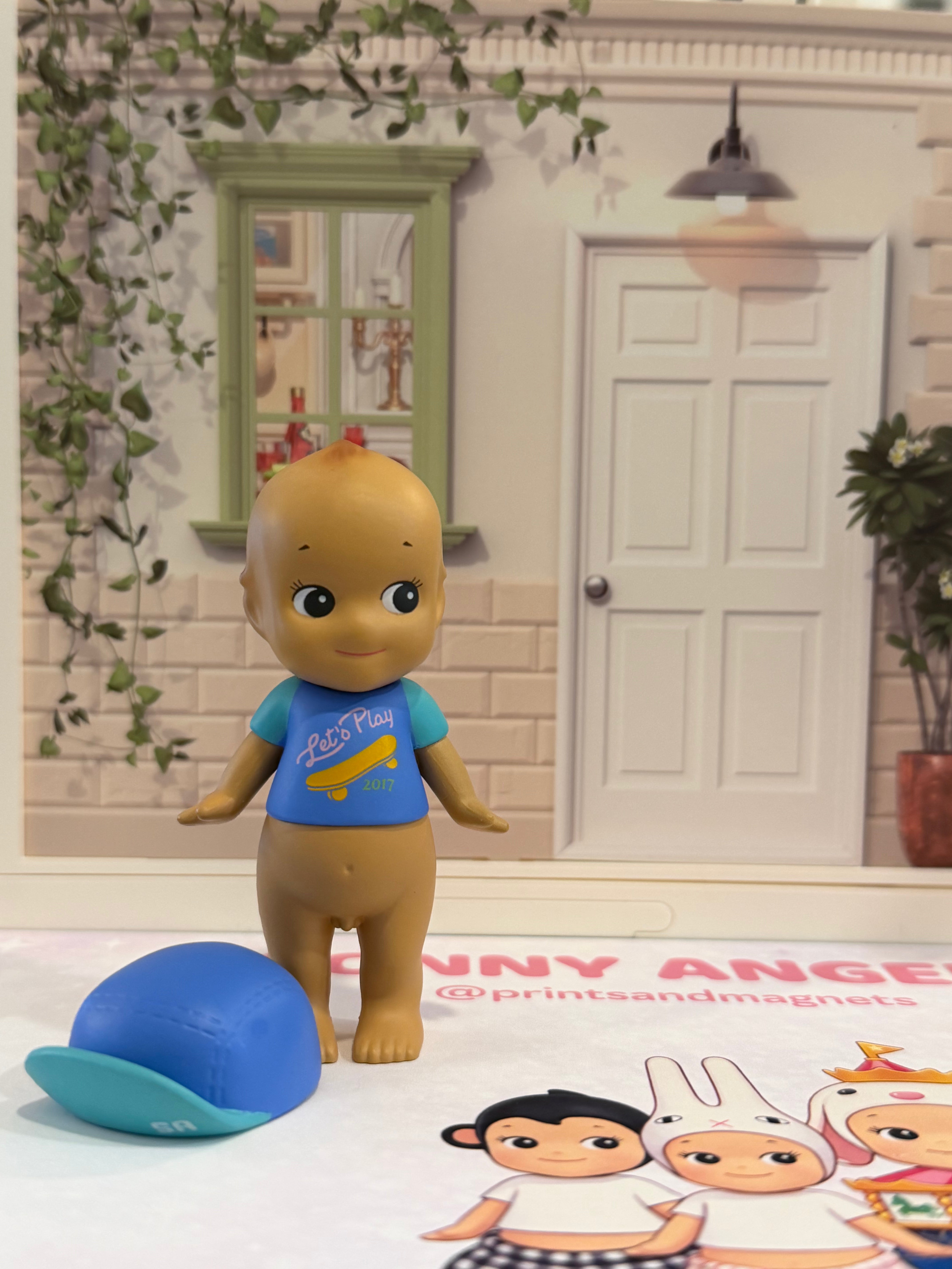 sonny angel summer series let’s play blue tan baby