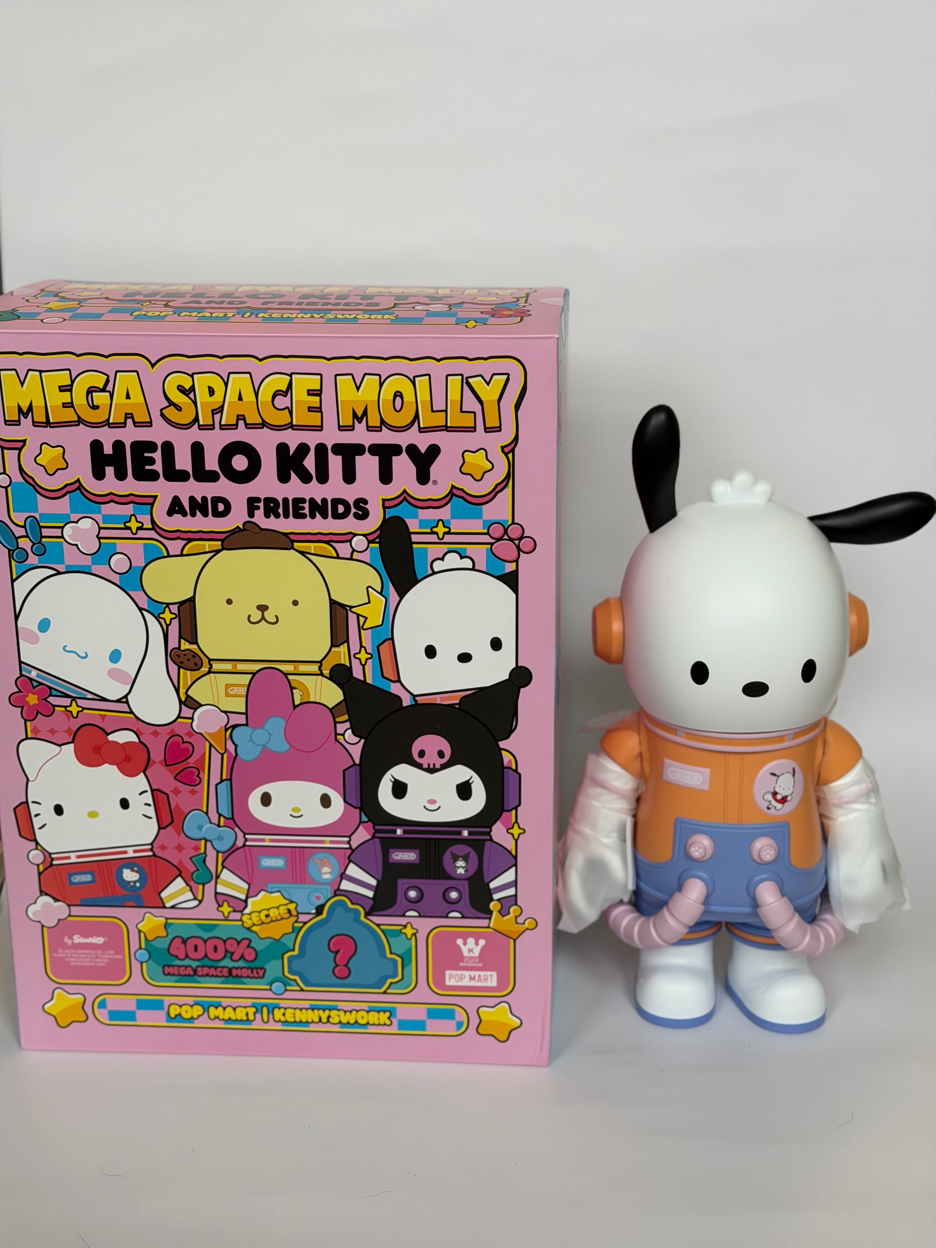 Popmart Mega Space Molly 400% Hello Kitty and Friends Series - Pochacco